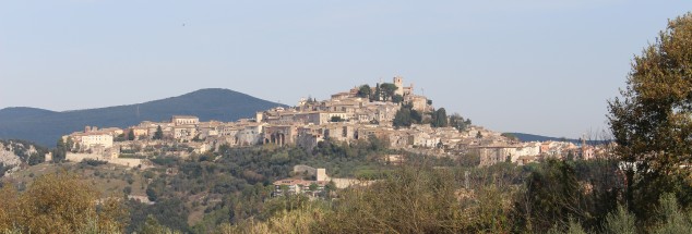 Panorama di Amelia in Umbria